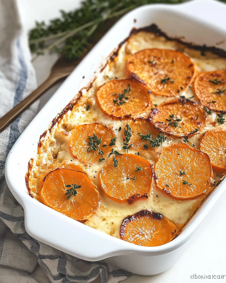 Sweet Potato Au Gratin First Image First Image